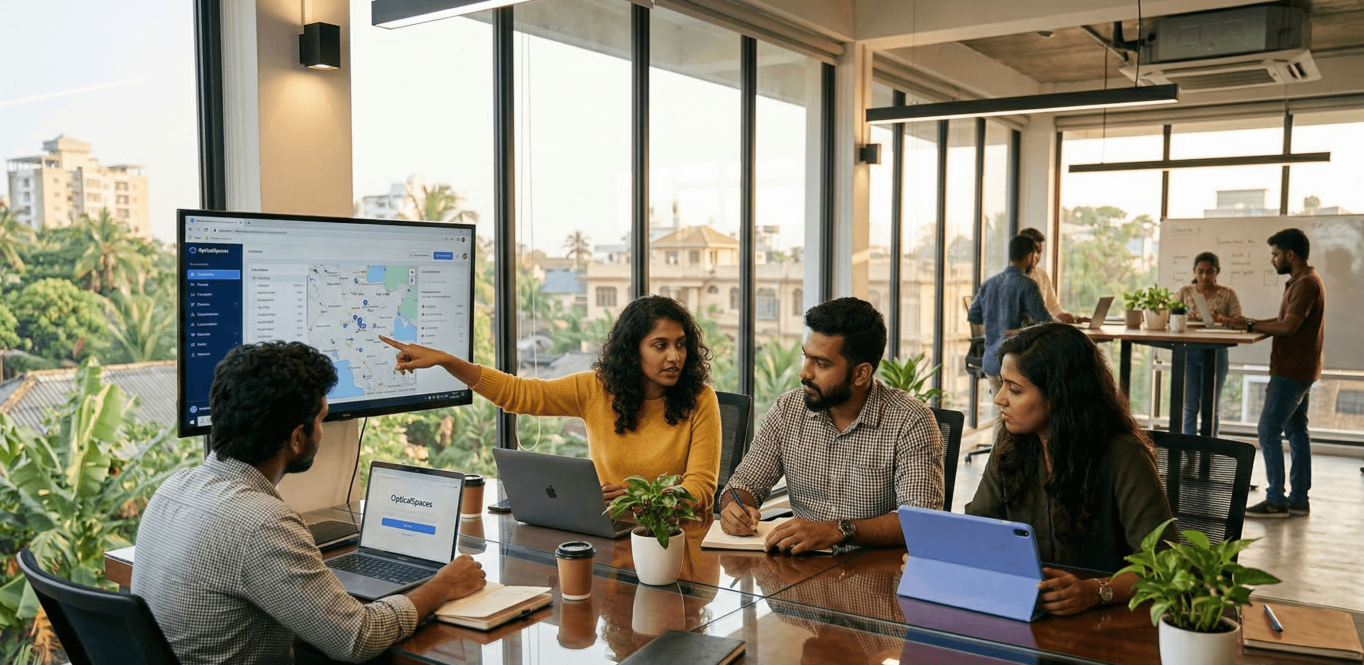 Optical Spaces Modern Office